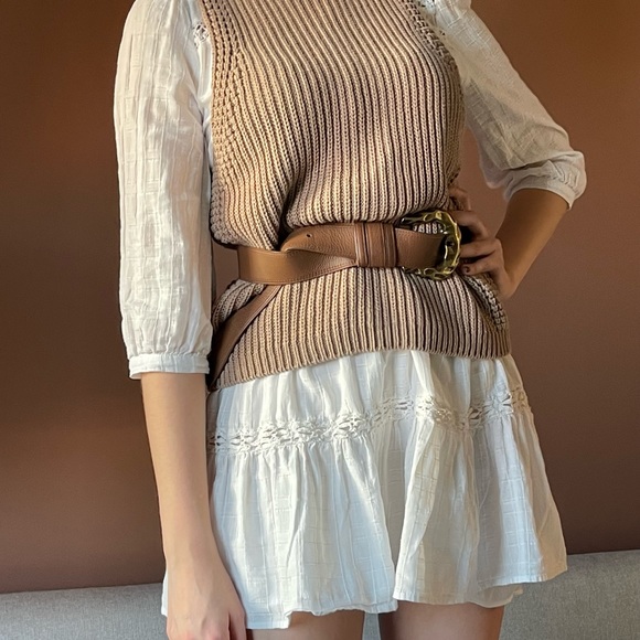 Brown leather belt?? main image 4